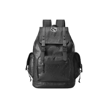 GLORY&CO PVC Backpack Large Size Men's Black