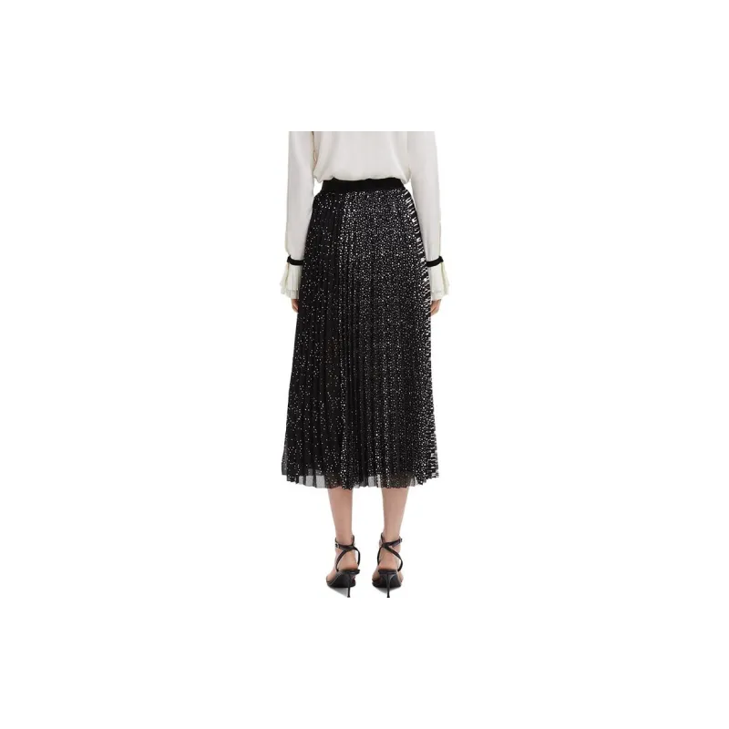 KARL LAGERFELD Casual Long Skirt Women's Black-2