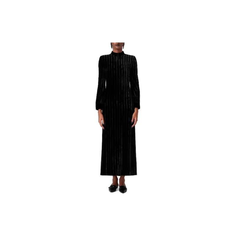 GIORGIO ARMANI Long Sleeved Dresses Women's Black-1