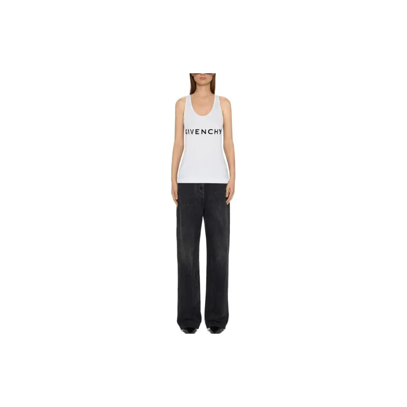 Givenchy Logo Printed Crewneck Tank Top-2