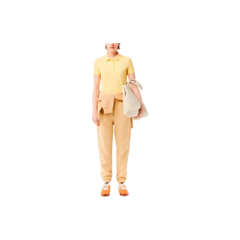 LACOSTE Polo Shirt Women's Yellow-1