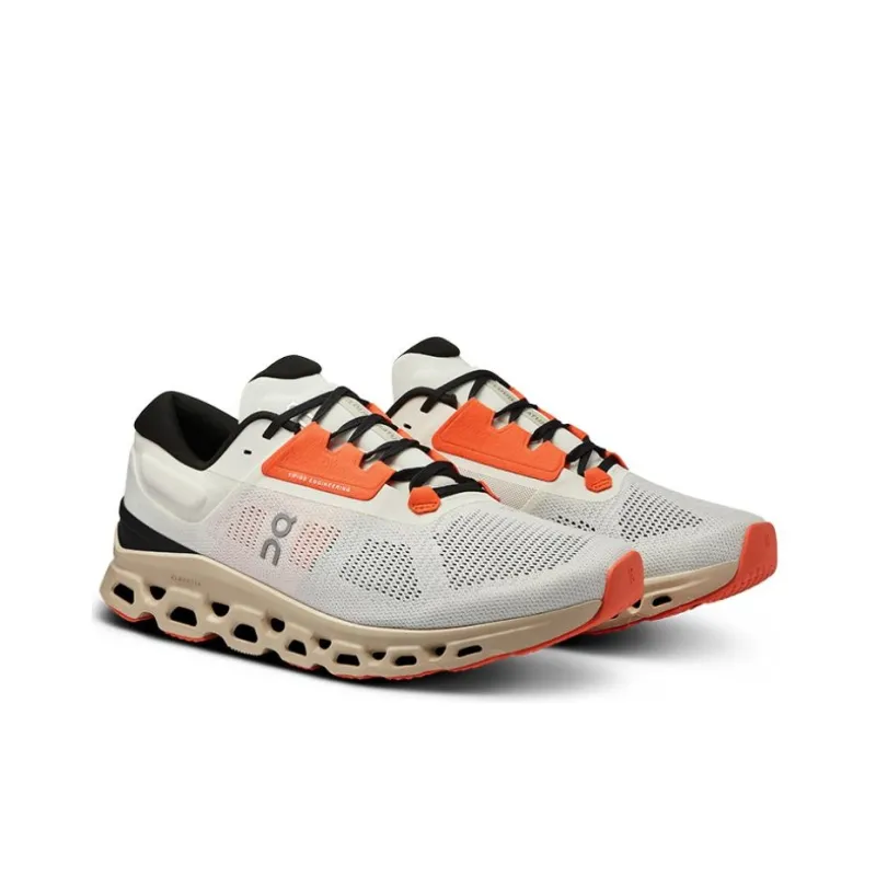 On CloudStratus 3 Undyed White Sand Orange-2