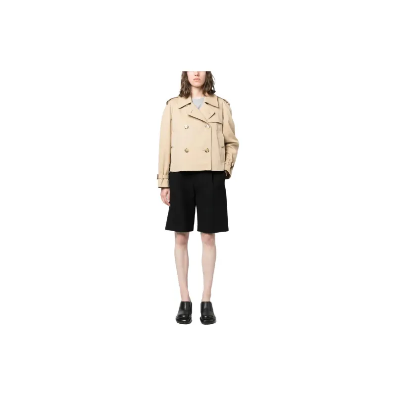 Burberry Double Breasted Long Sleeved Jacket-1