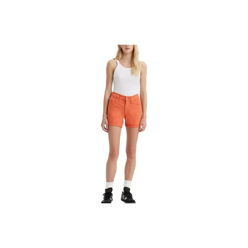 Levis Casual Shorts Women's Orange-1