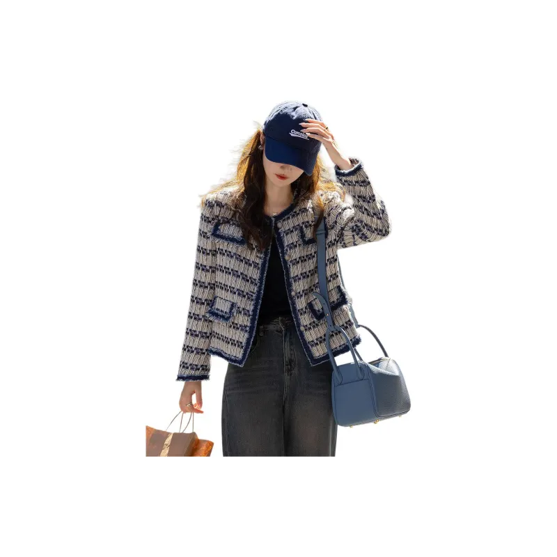 【dme】 Jackets Coats Women's Dark Denim Blue-1