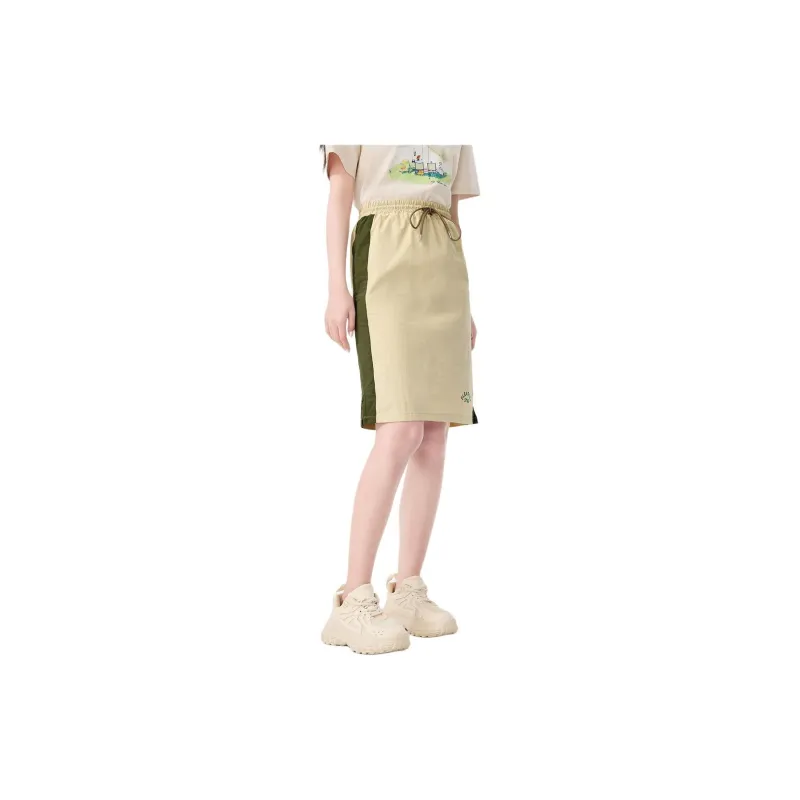 EICHITOO Casual Short Skirts Women's Khaki Trim-5