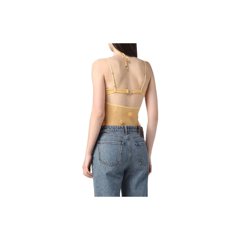 Jacquemus Bodysuits Women's Honey Citrus Orange-1