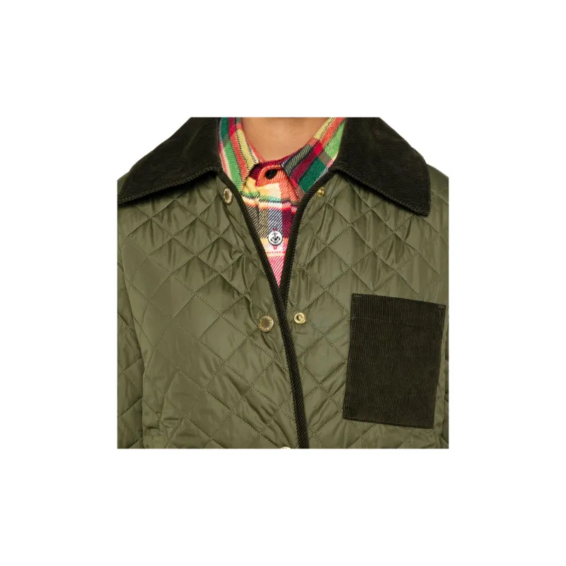 BARBOUR SS24 Jackets Coats Women's Olive Green-4
