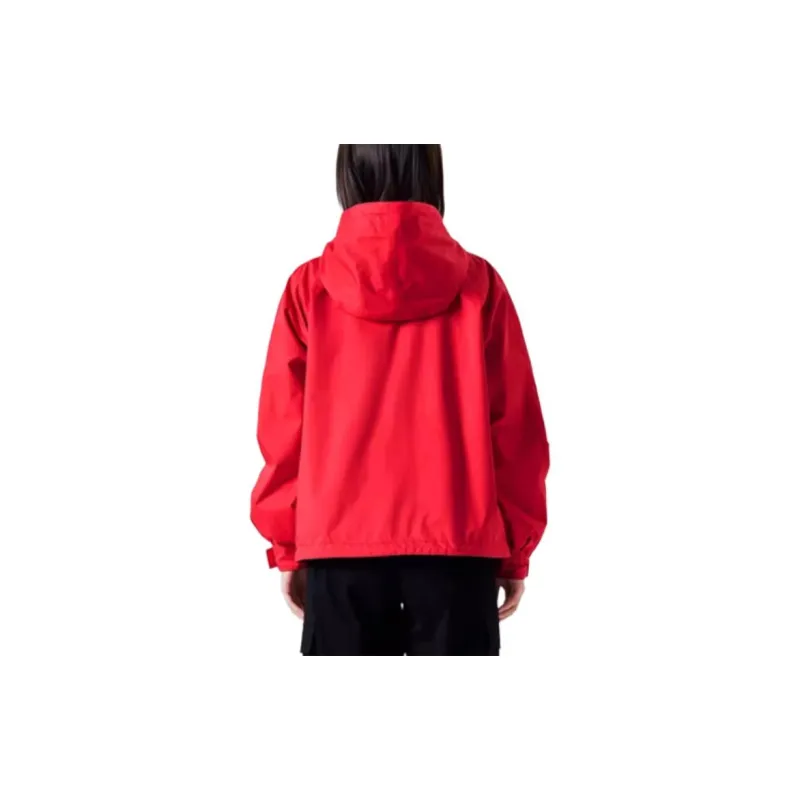 THE NORTH FACE City Outdoor Collection Hiking Water-Resistant Windproof Breathable Windbreaker Jacket Women's Red-1