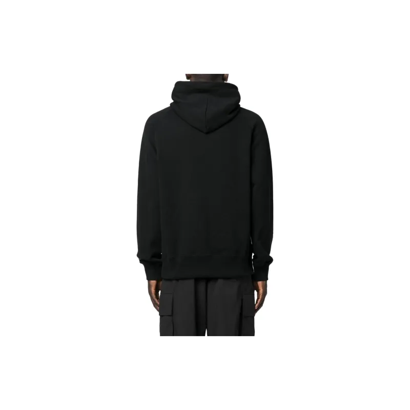 Sacai Slogan Printed Drawstring Hoodie-3