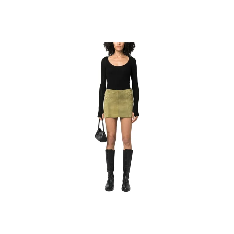 Petar Petrov Casual Short Skirts Women's Green-1