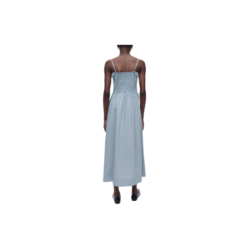 COS Slip Dress Women's Haze Blue-2