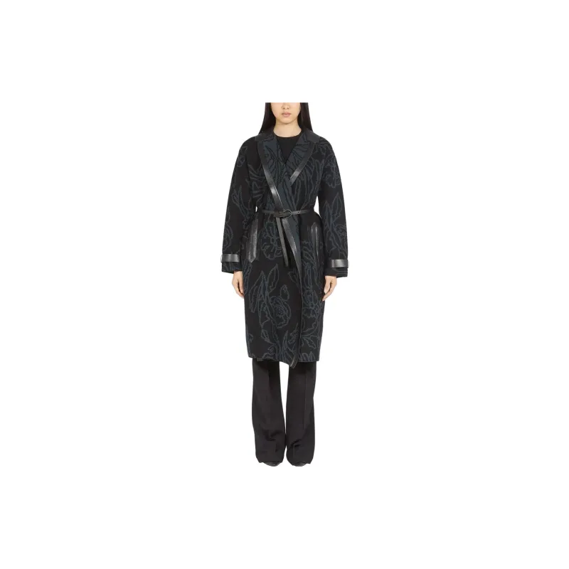 FERRAGAMO SS23 Coat Women's Black-1