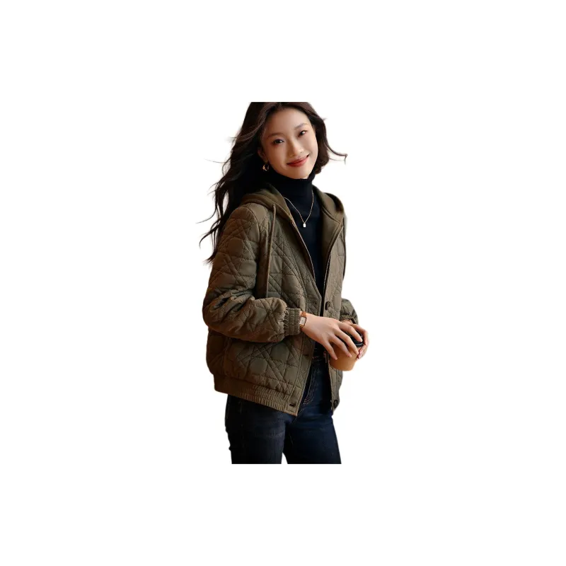 Mo Han Yi Mei Puffer Jacket Women's Green-3