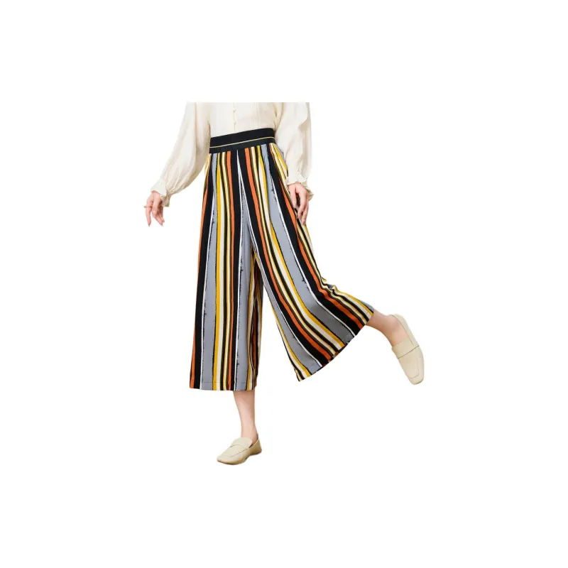 FENHONGMALI Casual Pants Women's Black-1