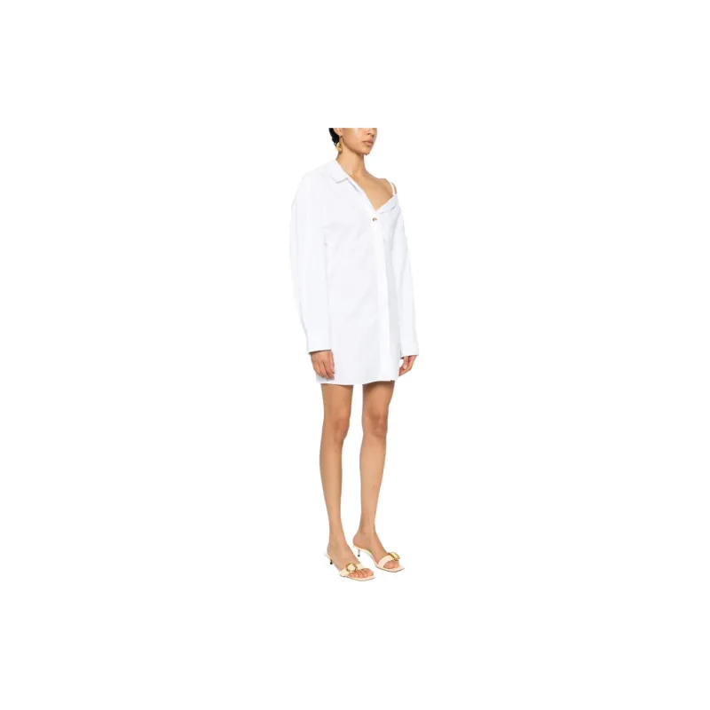 Jacquemus La Mini Robe Chemise Shirt Dress-3
