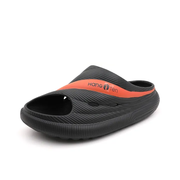 HANG TEN Slide Slippers Men Khaki/Black Orange/White Green/Black/Black Green-7