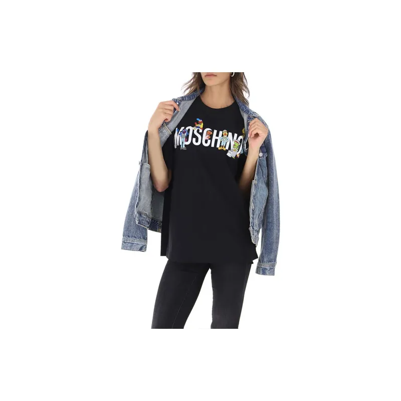 MOSCHINO x SESAME STREET T Shirt Women's Black-8