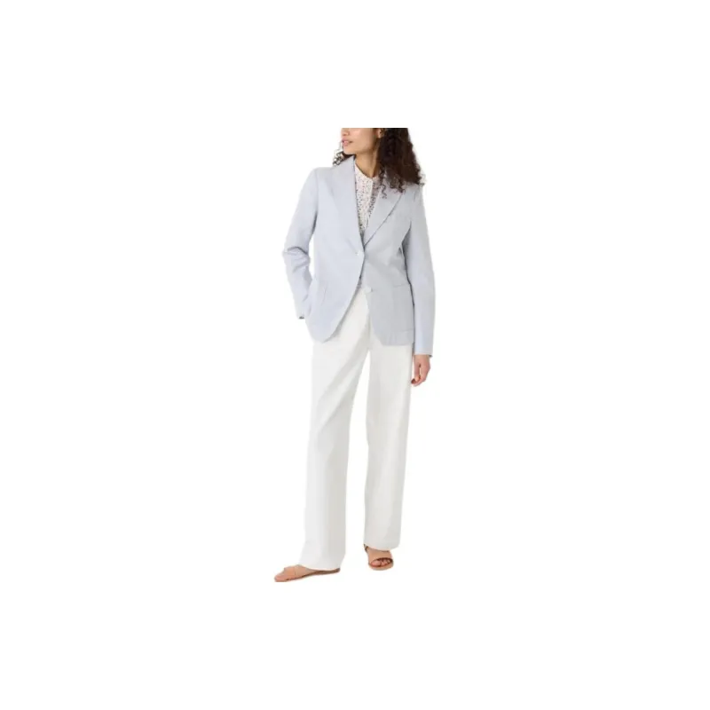 Ines De La Fressange X UNIQLO X Ines De La Fressange Jackets Women's Light Gray-2