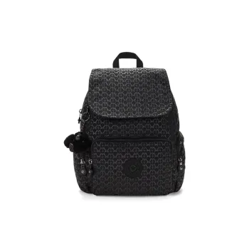 Kipling Polyamide CITY ZIP Collection, Commute Wear Medium Size Unisex Black/Purple