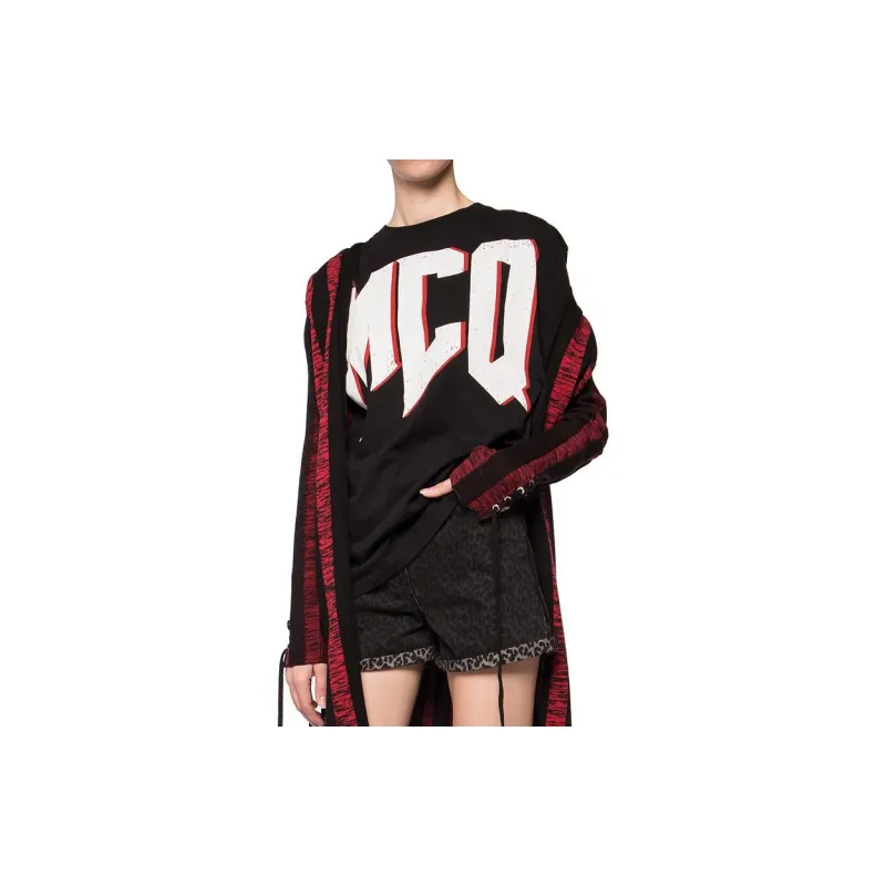 McQ Alexander McQueen T Shirts Women's Black-1