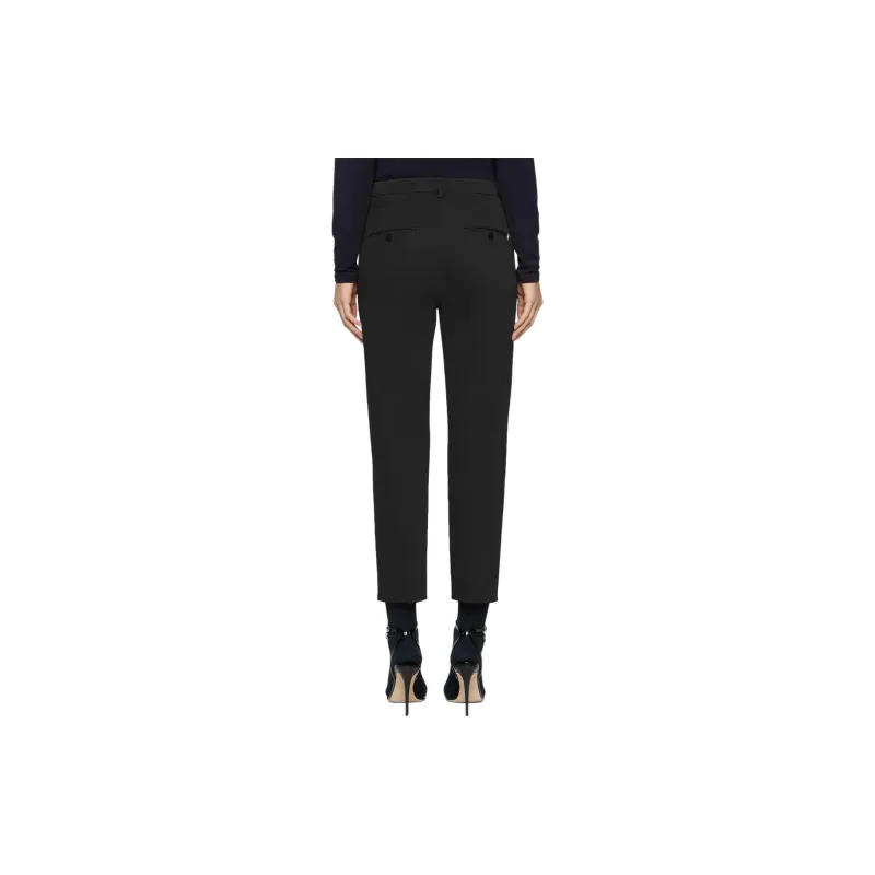 Dondup Nima Logo plaque Trousers-3