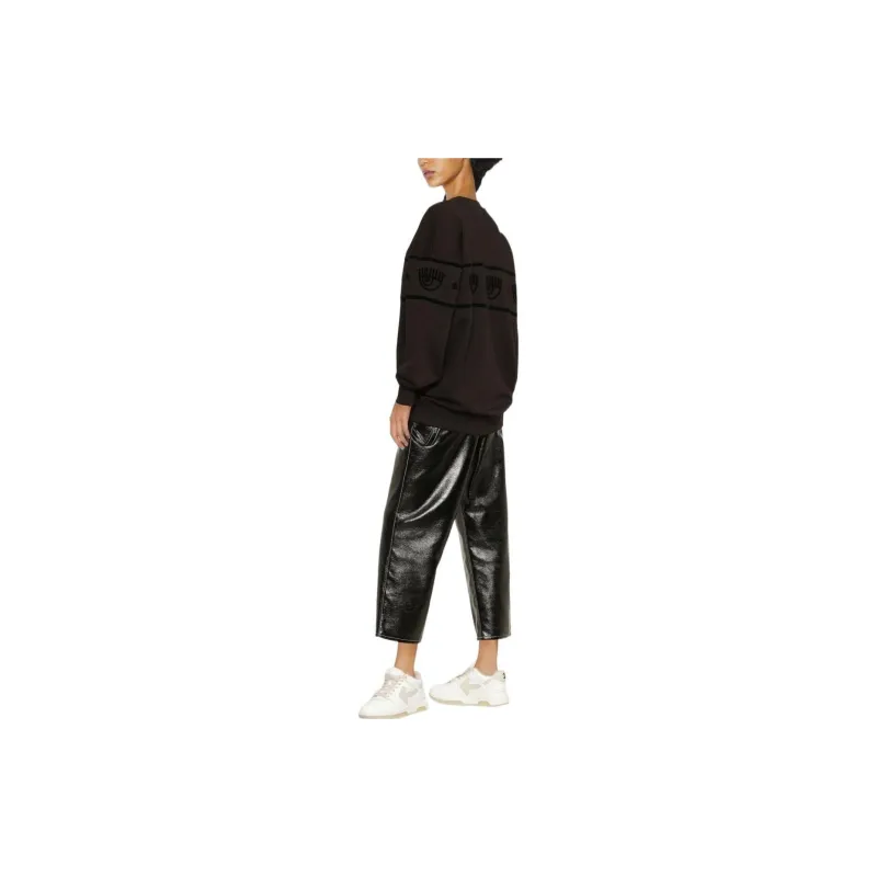 CHIARA FERRAGNI Sweatshirts Women's Dark Brown-3
