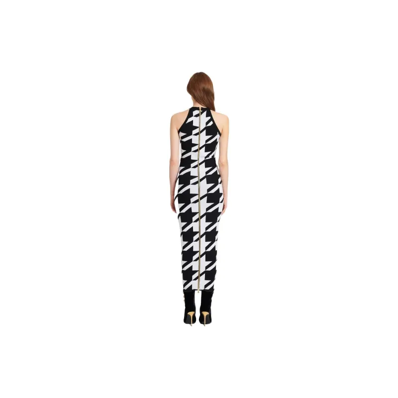 BALMAIN Sleeveless Dresses Women's Black-3