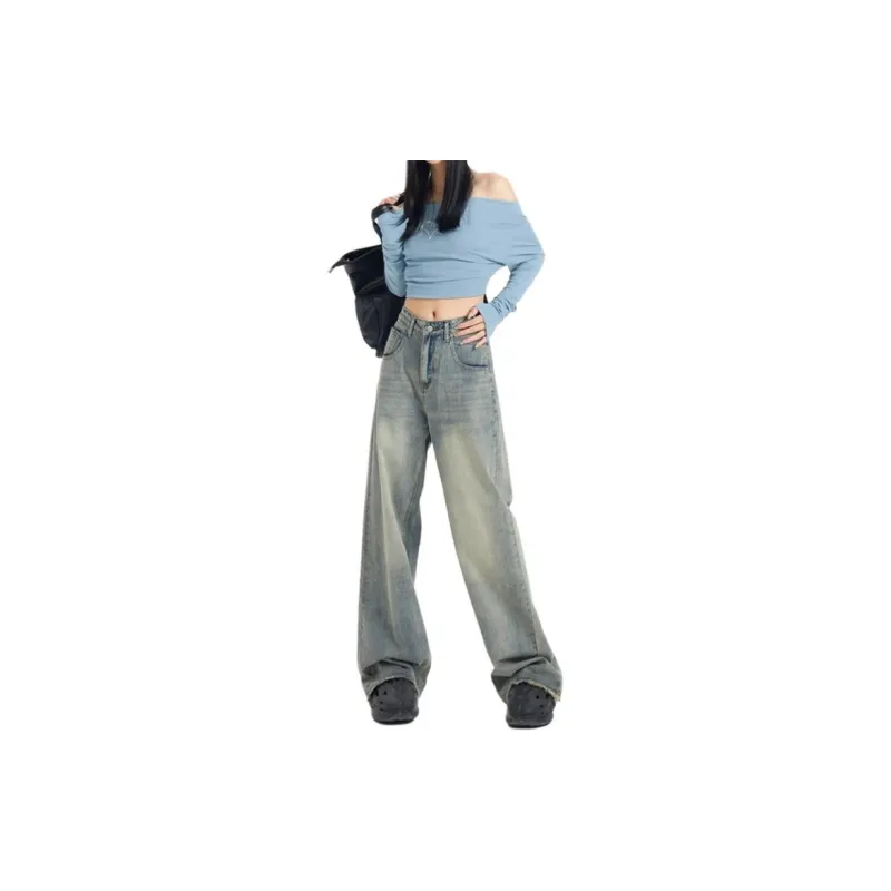 Kazakhstan Jeans Women's Washed Blue-2