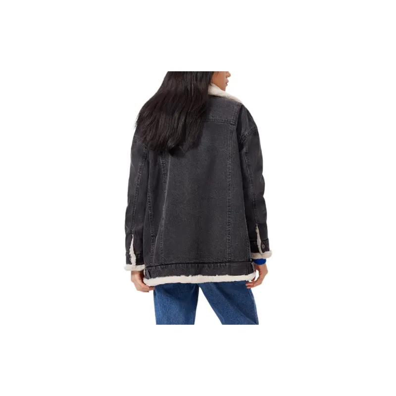 Levi's FW22 Denim Jacket Women's Smoke Gray-3