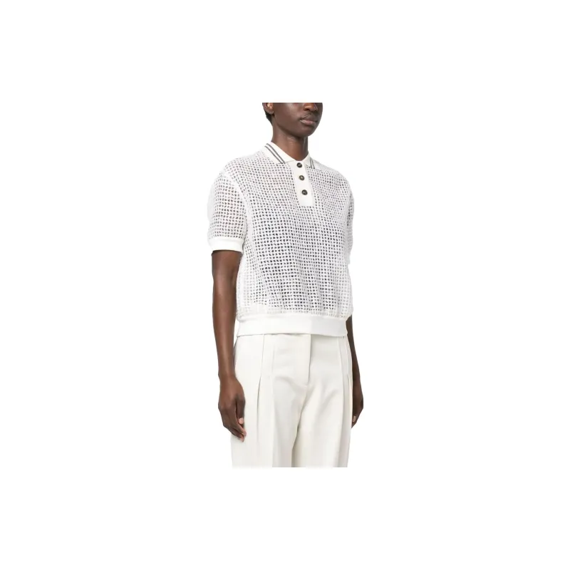 Brunello Cucinelli Polo Shirts Women's White-3