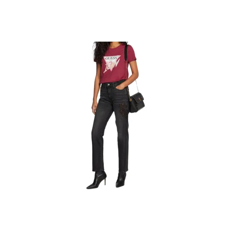 GUESS T Shirts Women's Red-1
