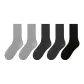 [5 Pack]2 Light Gray+2 Dark Gray+Black