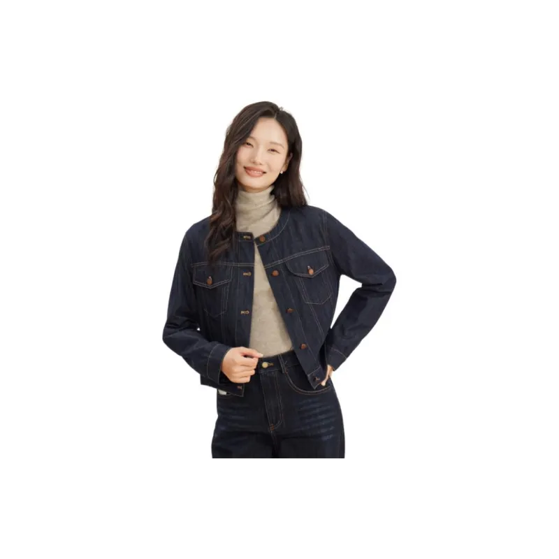 Fragment Denim Jacket Women's Blue-2