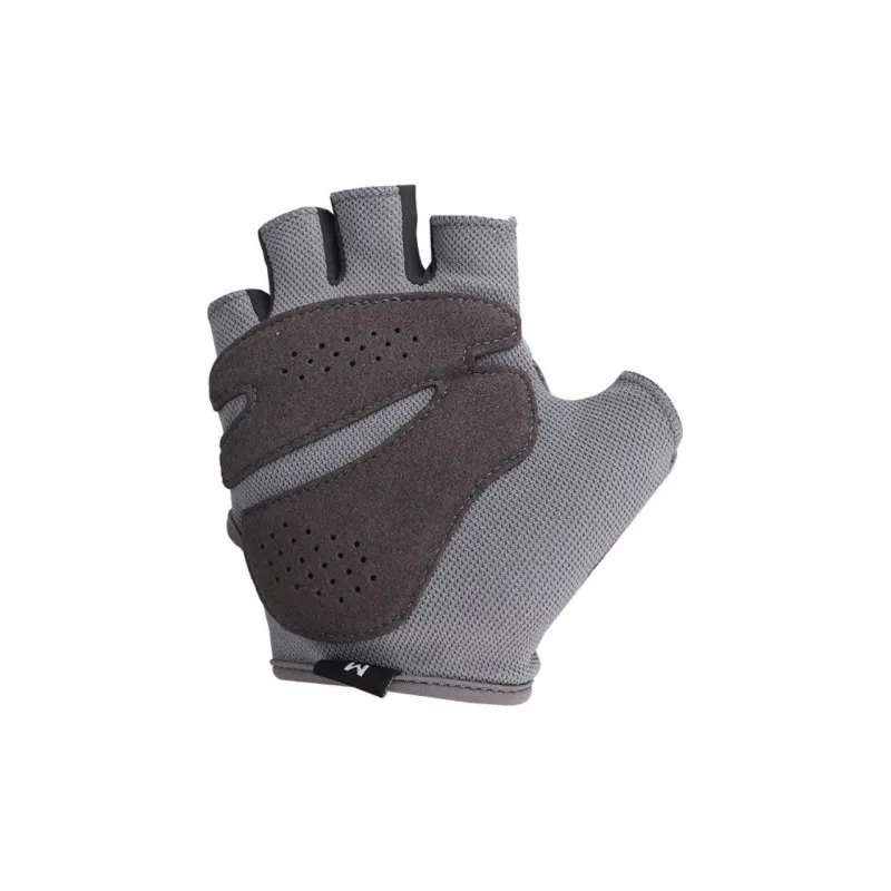 Nike Fitness Gloves Wear-Resistant Gray Polyester Polyamide Female-1