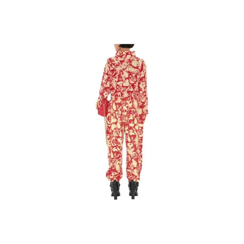 Burberry SS24 Knitted Sports Pants Women's Red-3