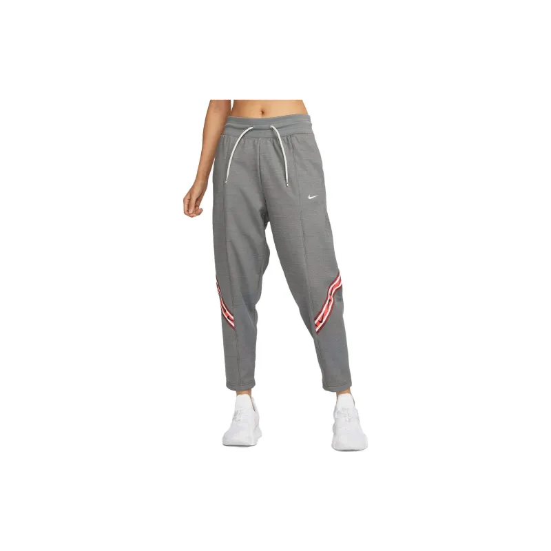 Nike THERMA FIT ONE Knitted Sports Pants Women's Gray-3