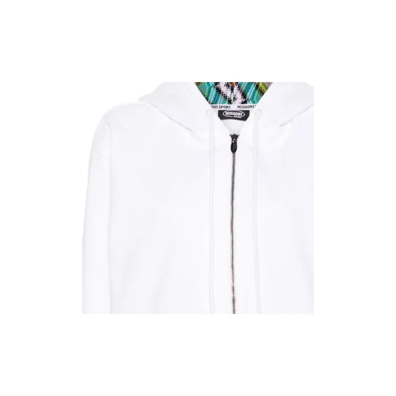 MISSONI Zigzag-detailed Zip-up Hoodie-5