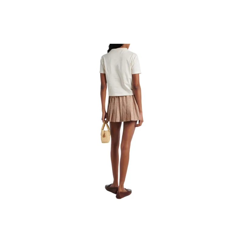 MIU MIU T Shirts Women's Beige-2