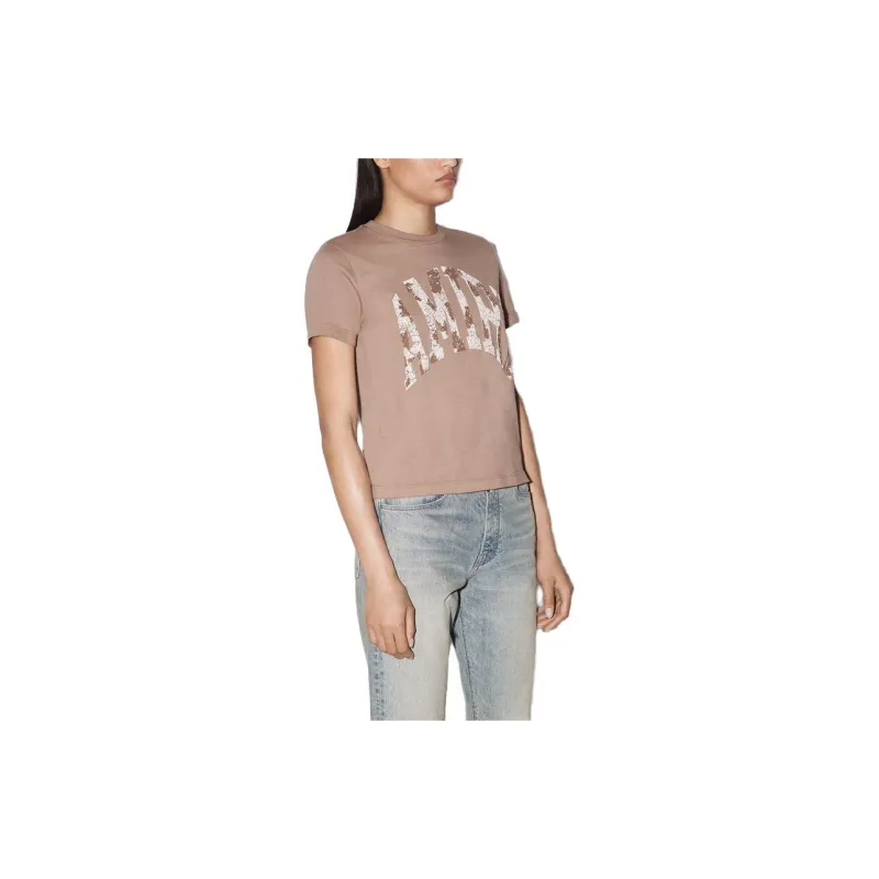 AMIRI T-Shirts Women's Brown-4