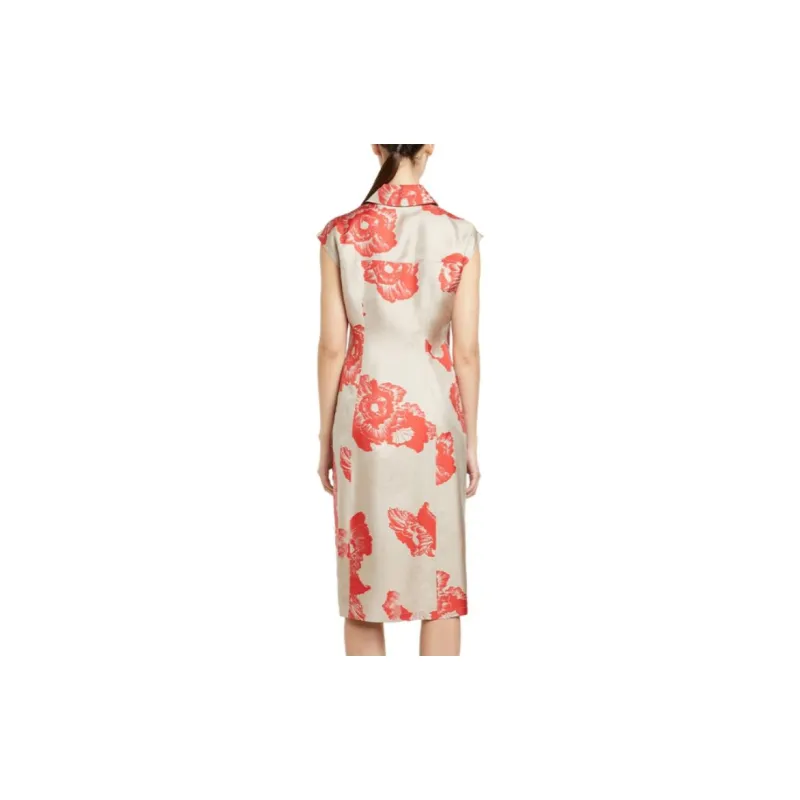 Ferragamo Sleeveless Dresses Women's Light Pink Red-2