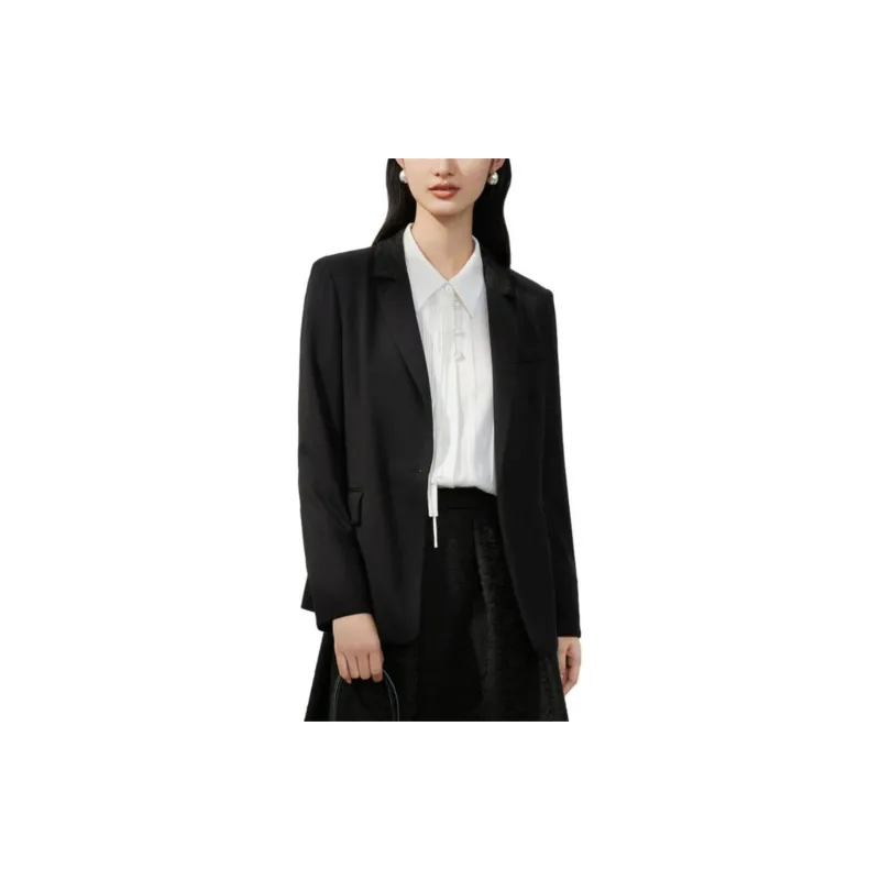 JZ. ANNAKRO Business Suits Women's Plain Black-1