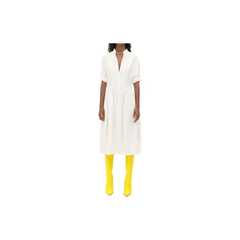 Bottega Veneta Rolled-Up Sleeved Dress-0