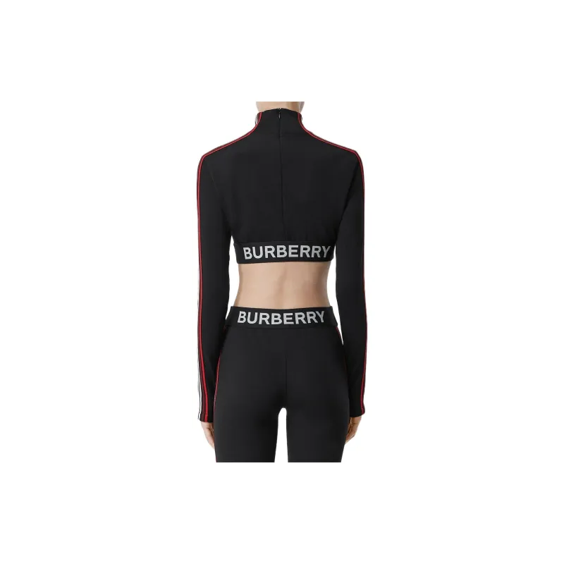 Burberry Crop Tops Women's Black-3