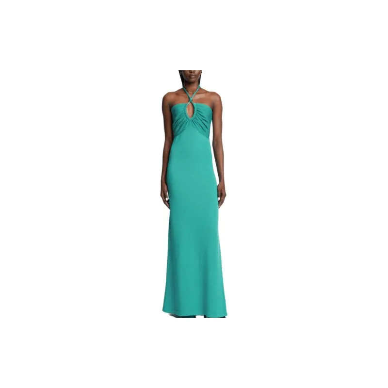 PROENZA SCHOULER Halterneck Knitted Maxi Dress-3