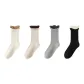 [4 Pack]White+Oats+Light Gray+Black