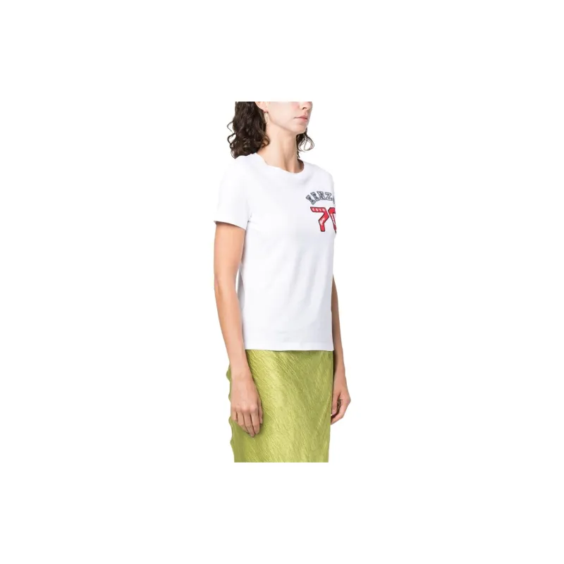 KENZO Logo print Crew neck T shirt-3