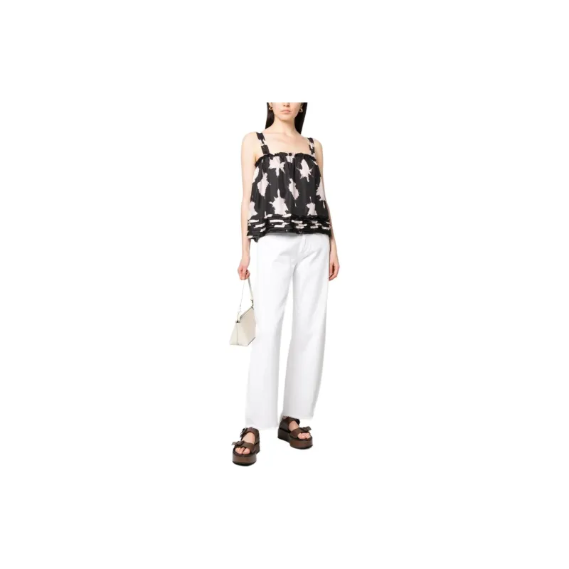 Ulla Johnson Sera Prismatic Shape print Silk Top-2