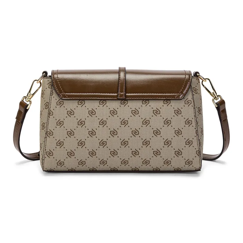 ST&SAT PVC Shoulder Bag Regular Women's Khaki/Apricot-2