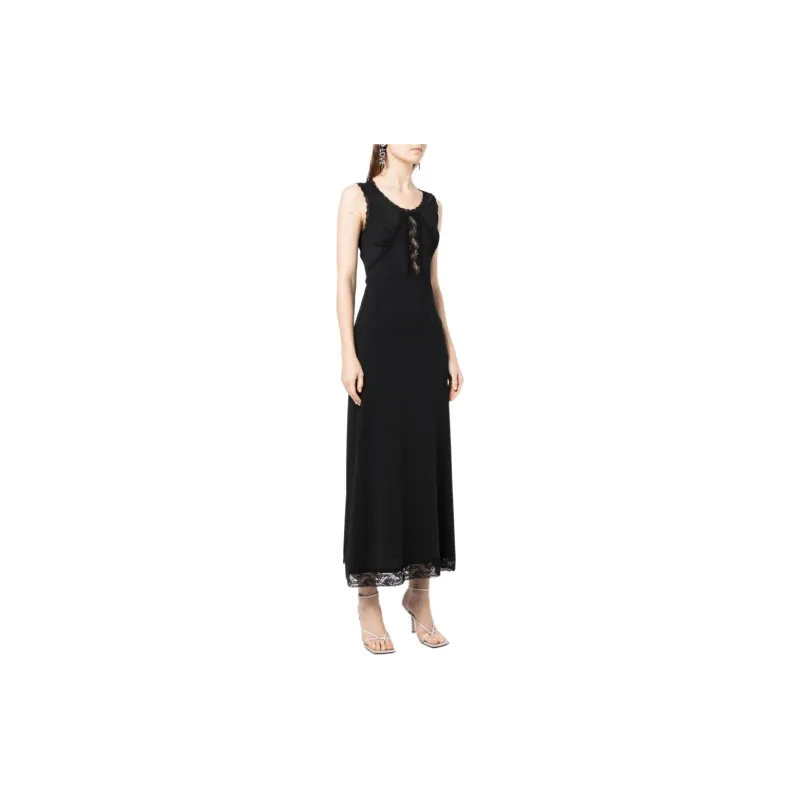 NATASHA ZINKO Lace trimmed Midi Dress-3
